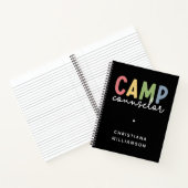 Carnet Cadeaux personnalisés de conseillers de camp (Intérieur)