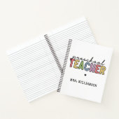 Carnet Cadeaux personnalisés de l'enseignant préscolaire (Intérieur)