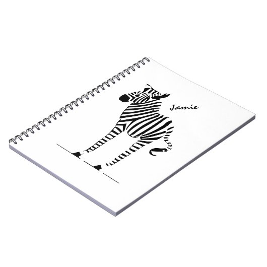 Carnet Cadeaux Zebra Lovers (Côté gauche)
