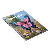 Carnet Caderno (80 Páginas, P&B) Borboleta (Côté Droit)