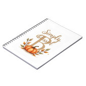 Carnet Caderno Ação de Graças (Côté gauche)
