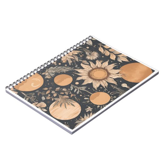 Carnet Caderno boho chic (Côté gauche)