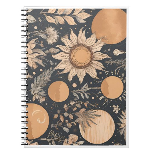 Carnet Caderno boho chic (Devant)