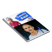 Carnet caderno caneta azul personalizado (Côté Droit)