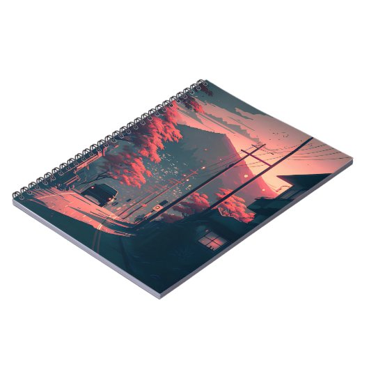 Carnet Caderno capa esthétique, Lo-fi (Côté gauche)