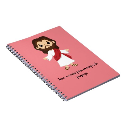 Carnet caderno com frases de jesus (Côté Droit)