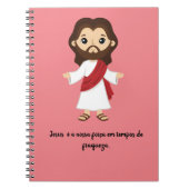 Carnet caderno com frases de jesus (Devant)