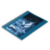 Carnet caderno espiral com foto borboleta (Côté gauche)