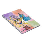 Carnet Caderno Espiral Huntrix – Rumi e Tiger Cat (Côté Droit)