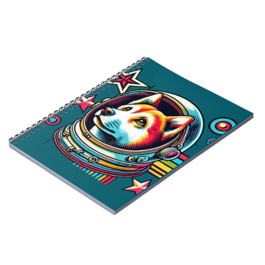 Carnet caderno espiral "Laika " (Côté gauche)
