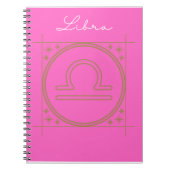 Carnet Caderno espiral Libra (Devant)