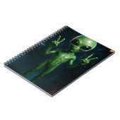 Carnet CADERNO Extraterrestre futurista (Côté gauche)