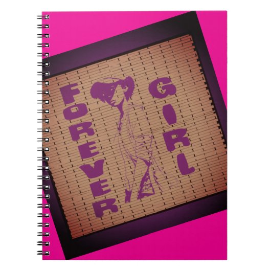 Carnet Caderno Forever Girl (Devant)