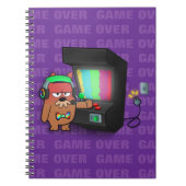 Carnet Caderno "Game Over" (Devant)