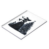 Carnet Caderno (Notebook) Natal das Bruxas (Côté gauche)