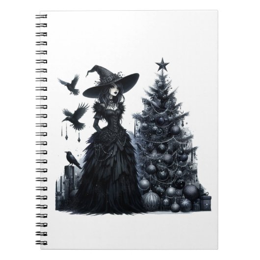 Carnet Caderno (Notebook) Natal das Bruxas (Devant)