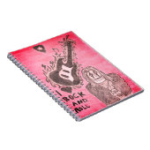 Carnet caderno rock (Côté Droit)