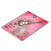 Carnet caderno rock (Côté gauche)