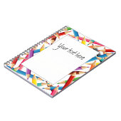 Carnet Cadre de crayons lumineux (Côté gauche)