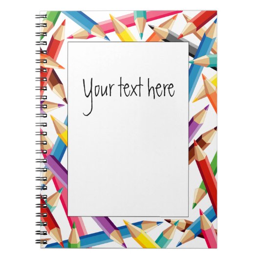 Carnet Cadre de crayons lumineux (Devant)