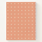 Carnet Cadre floral sur Notbook (Dos)