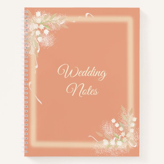 Carnet Cadre floral sur Notbook (Devant)