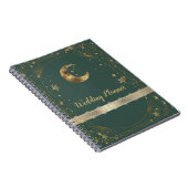 Carnet Cadre Lune Étoiles Céleste (Côté Droit)