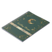 Carnet Cadre Lune Étoiles Céleste (Côté gauche)