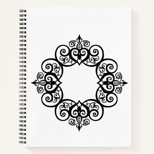 Carnet Cadre Ornemental Vintage (Devant)