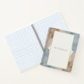 Carnet Cadre texturé : Aquarelle et papier (Intérieur)