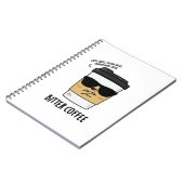 Carnet Café Amer Bitter Coffee Pun drôle (Côté gauche)