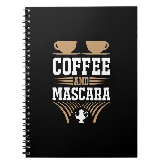 Carnet Café Art Café Et Mascara (Devant)