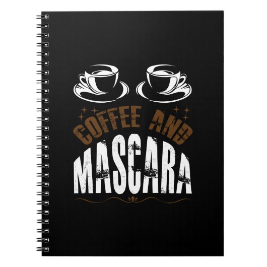 Carnet Café Art Café Et Mascara (Devant)