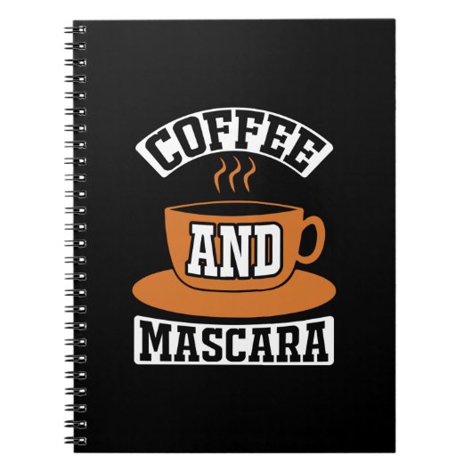 Carnet Café Art Café Et Mascara (Devant)