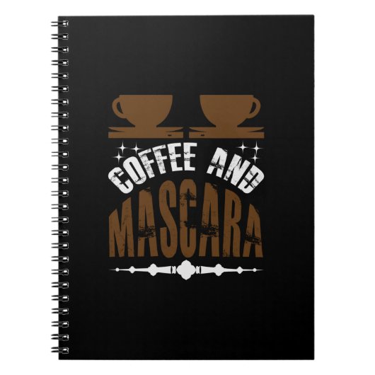 Carnet Café Art Café Et Mascara (Devant)