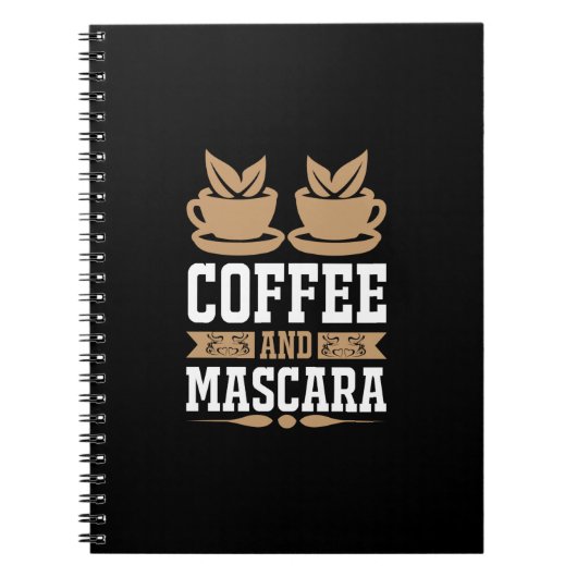 Carnet Café Art Café Et Mascara (Devant)