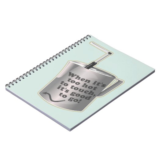 Carnet Café Barista cuillère à chauffer le lait (Côté gauche)