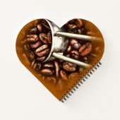 Carnet Café Beans Elégant Photo Creative Cool Heart (Dos)