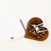 Carnet Café Beans Elégant Photo Creative Cool Heart (Intérieur)