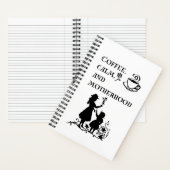 Carnet Café Calme Motherhood Silhouette Art (À l'intérieur)