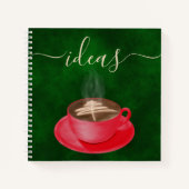 Carnet Café Cappuccino de Noël (Devant)