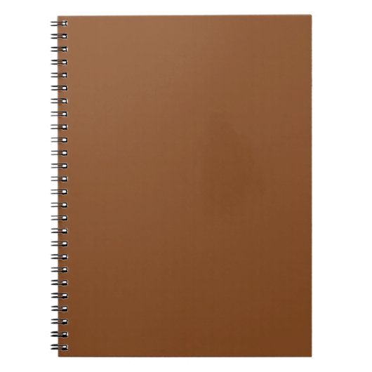 Carnet Café Caramel Chaud Brun Neutre Impression Couleur (Devant)