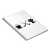 Carnet Café. Chat. Hockey. (Côté Droit)