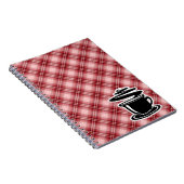 Carnet Café chaud de plaid rouge (Côté Droit)