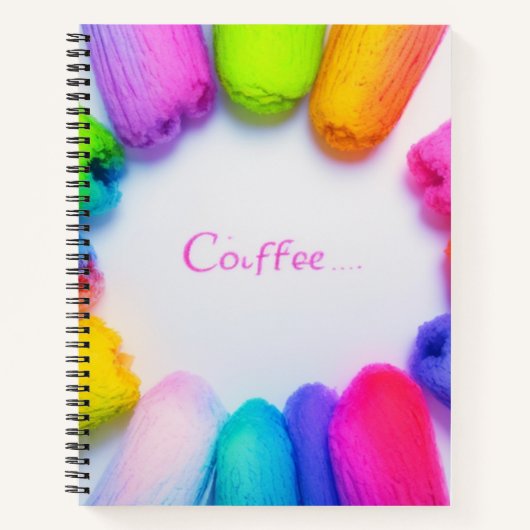 Carnet café coloré (Devant)