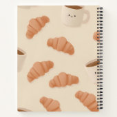 Carnet Café Cute Pastel Croissant (Dos)