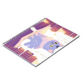 Carnet Café de bibliothèque cat (Côté gauche)