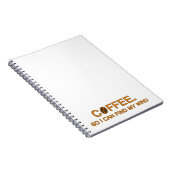 Carnet Café. Donc je trouve mon esprit, une citation drôl (Côté Droit)