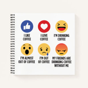 Carnet Café Emojis
