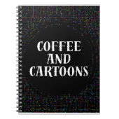 Carnet Café et dessins animés (Devant)